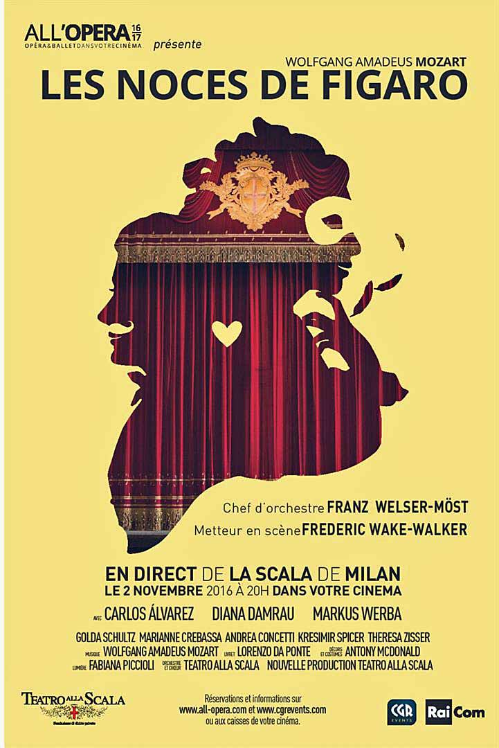 LES NOCES DE FIGARO - ALL'OPERA (CGR EVENTS) Uniquement le 2 novembre