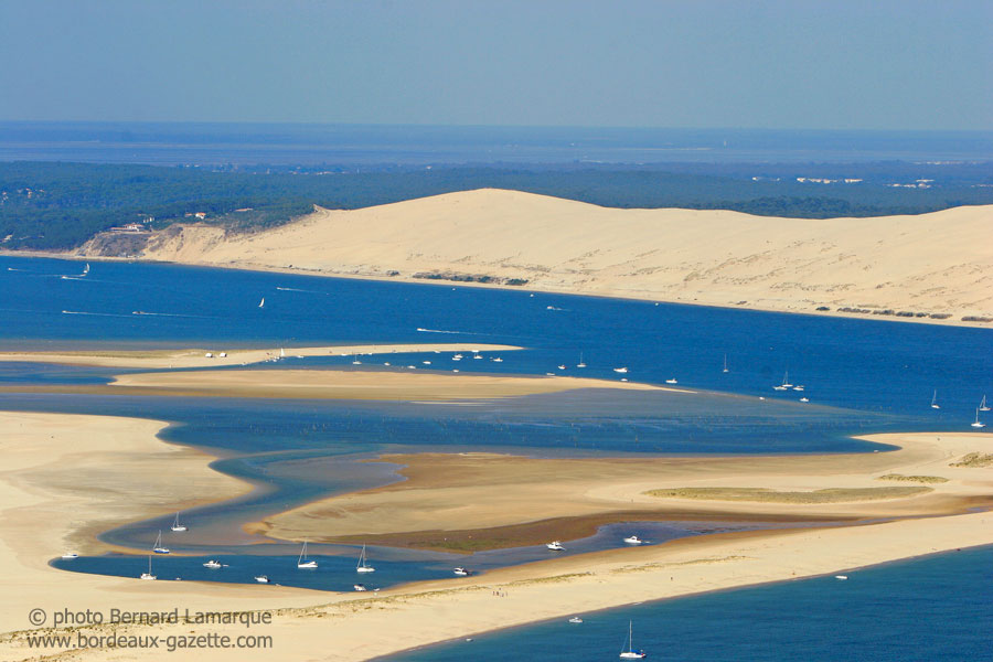 Le Banc d'Arguin vue aérienne