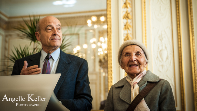 Alain Juppé et Claudia Cavalier
