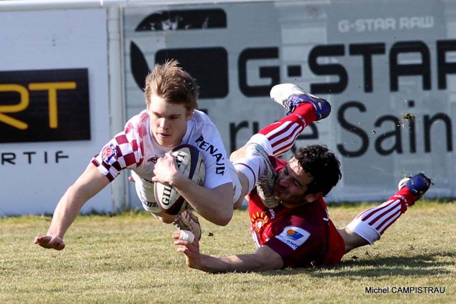 Blair Connor marque contre Montpellier