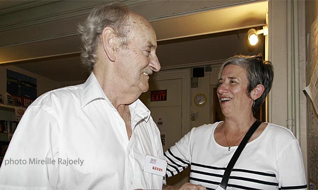 Kevin, membre de l'association Bordeaux USA et Marty Fields 