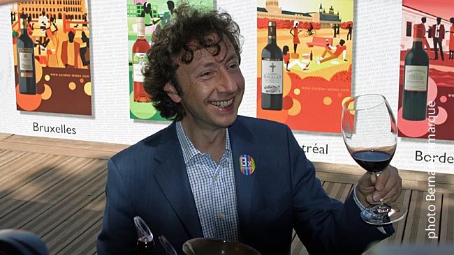 Stéphane Bern à Bordeaux Fête le vin 2008