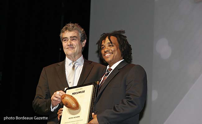 Heini Adams Oscar Midi Olympique en mars 2014 Heini Adams Oscar Midi Olympique en mars 2014