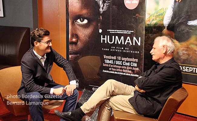 Benjamin Bardel et Yann Arthus Bertrand