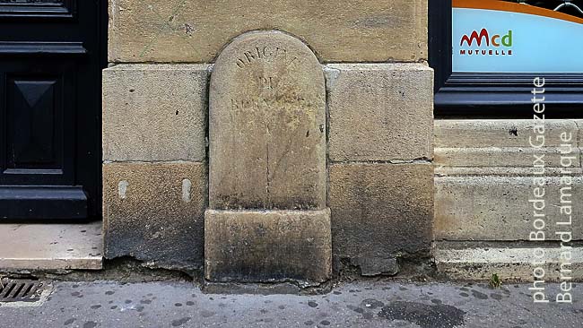 A la hauteur du 10 place Gambetta le centre de Bordeaux