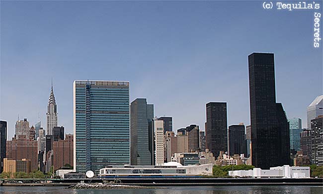 Immeuble de l'ONU face à l'East River Immeuble de l'ONU face à l'East River