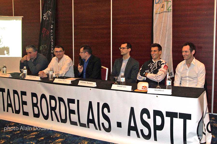 Maxime Calle, Patrick Mora, Bruno Ripault, Romain Mesnil, Joris Daudet et J.C. Tricard