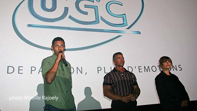 Roschdy Zem, Yolin François Gauvin et Marina Fois