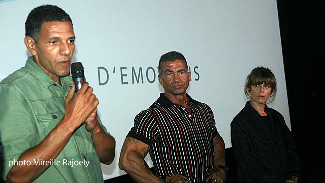 Roschdy Zem, Yolin François Gauvin et Marina Fois