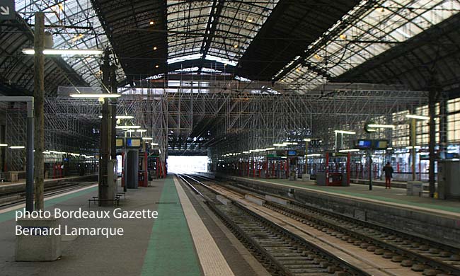 Mécano mis en place pour la rénovation de la Halle