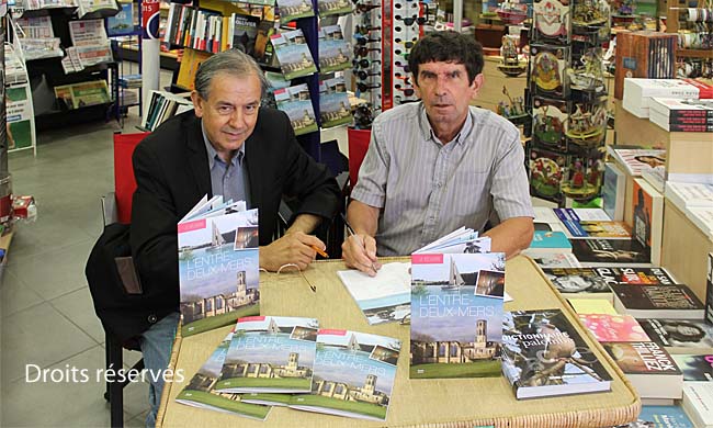 Jacques Gaye et Antoine Lebegue en dédicace à la maison de la presse à Sauveterre. Jacques Gaye et Antoine Lebegue en dédicace à la maison de la presse à Sauveterre.