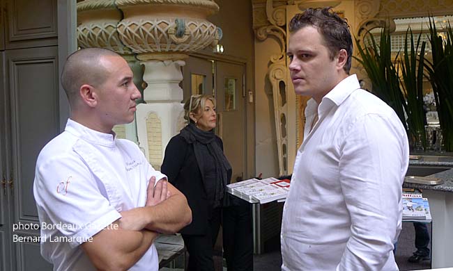 Nicolas N'Guyen du Chapon Fin et l'étoilé Jan Schwittalla du 7ème péché