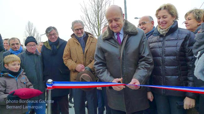 Inauguration station Parc des Expositions après l'inauguration du nouveau tronçon