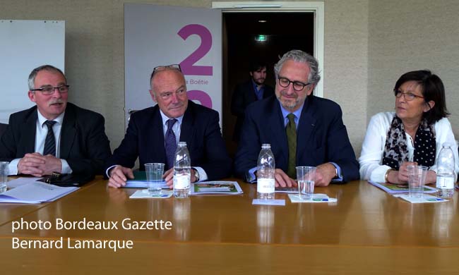 Dominique Graciet, Alain Rousset, Eric Dulong et Françoise Frouin