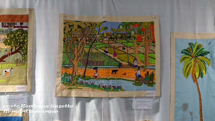 Broderies par applique