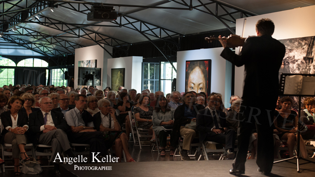 Nicolas Dautricourt face au public