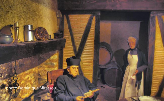 Béranger Saunières et Marie Dénarnaud en cire