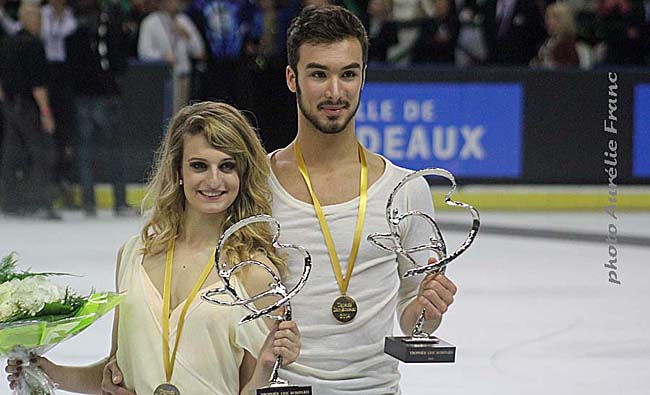 Les français Gabriella Papadakis et Guillaume Cizeron Les français Gabriella Papadakis et Guillaume Cizeron