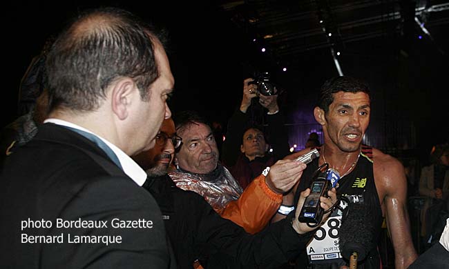 Saïd Belharizi, le local du podium