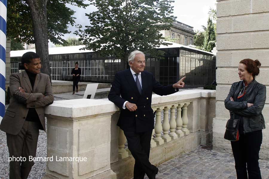 Ashok Adicéam, Bernard Magrez et Françoise Petrovitch