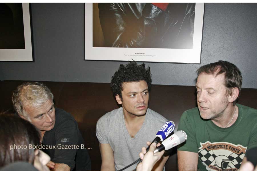 Franck Dubosc, Kev Adams et Pascal Bourdiaux face à la presse