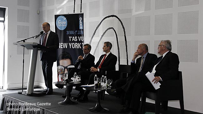 Alain Juppé pendant son discours