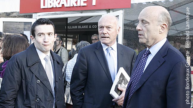 Fabien Robert, Alain Rousset et Alain Juppé Fabien Robert, Alain Rousset et Alain Juppé