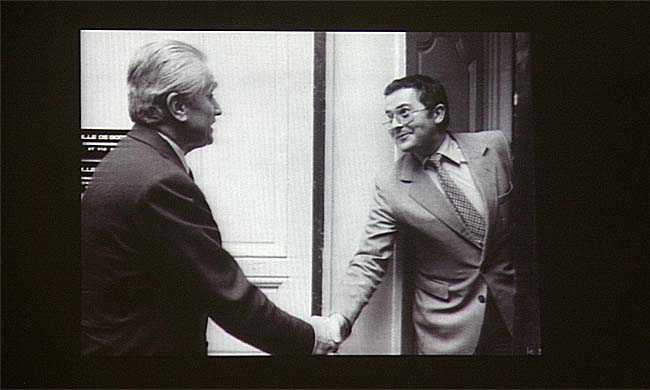 Jacques Chaban-Delmas et Pierre Cherruau en décembre 1979 Jacques Chaban-Delmas et Pierre Cherruau en décembre 1979