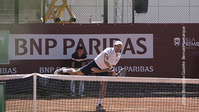 Julien Benneteau à l'attaque Julien Benneteau à l'attaque