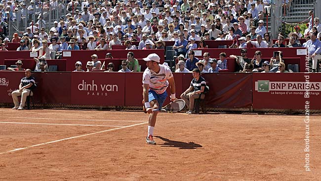 Steve Johnson en action Steve Johnson en action