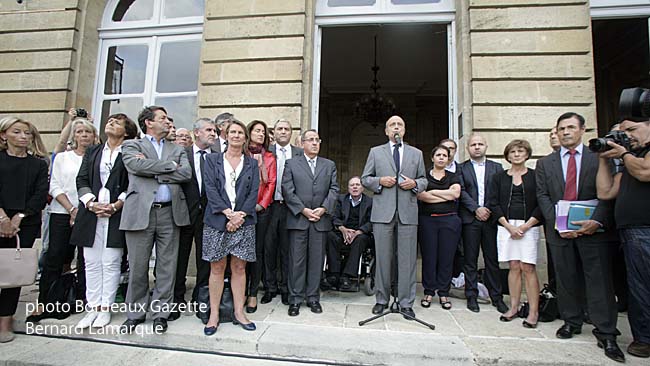 Durant l'hommage à Hervé Gourdel Durant l'hommage à Hervé Gourdel