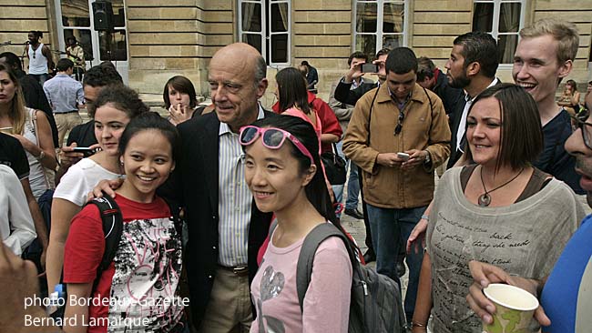 Avec les étudiants Avec les étudiants