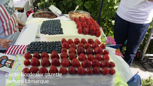 Interprétation libre du drapeau des Etats-Unis