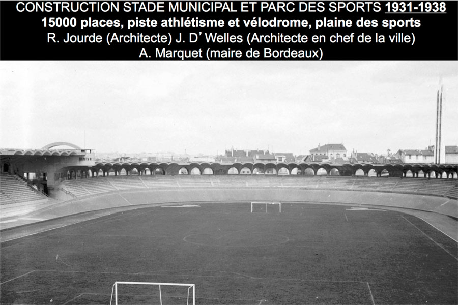 Construction du stade municipal et parc des sports 1931-1938 Construction du stade municipal et parc des sports 1931-1938