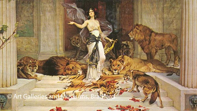 Circé entourée de bêtes sauvages (1900) BARKER