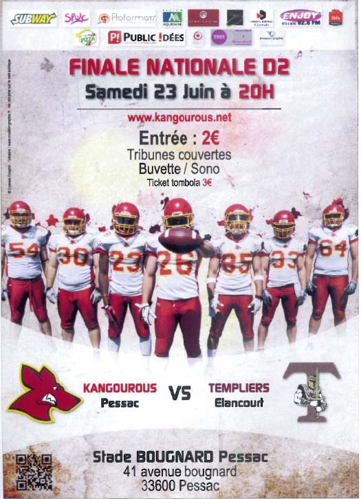 Finale du championnat de France de Football Américain National 2