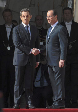 Nicolas Sarkozy et François Hollande