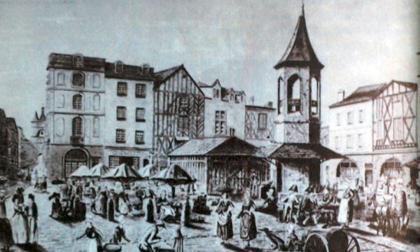 La Place du Vieux Marché en 1793