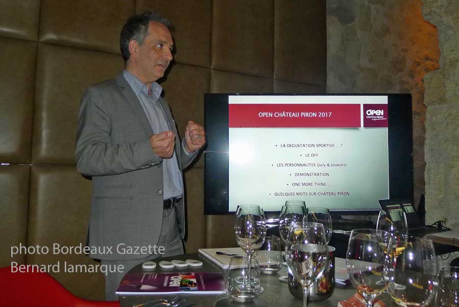 Xavier Boyreau présente le projet Xavier Boyreau présente le projet