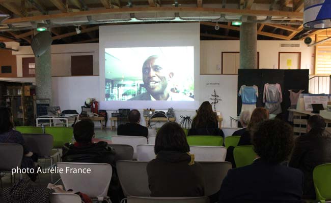 Une trentaine de personnes s'étaient déplacées pour l'inauguration du festival. 