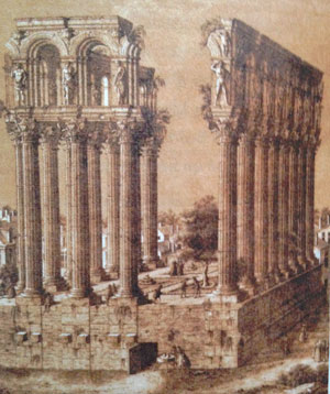 Les Piliers de Tutelle, aujourd'hui disparus