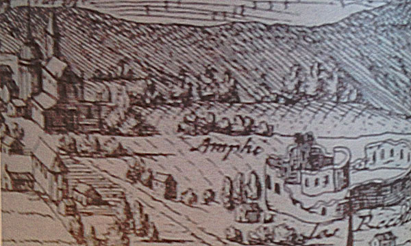 Vue panoramique de Bordeaux en 1660-1669 Vue panoramique de Bordeaux en 1660-1669