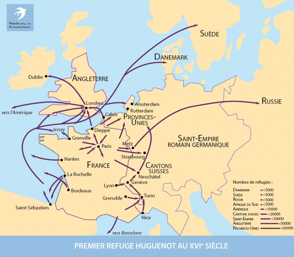 Premier refuge Huguenot au XVIe siècle