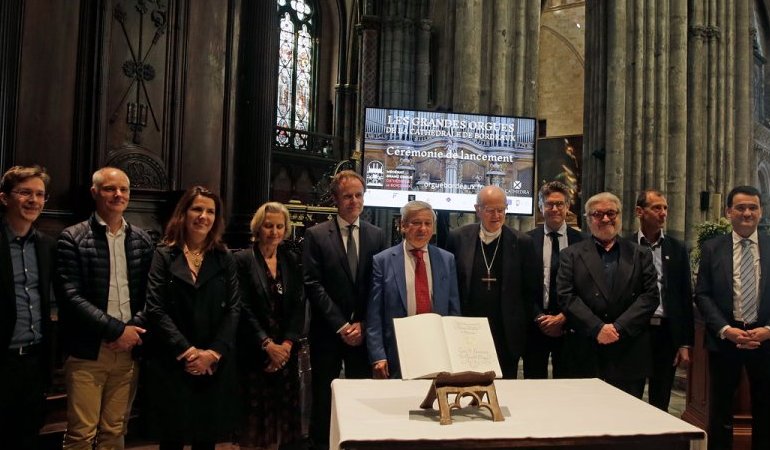 Cérémonie de lancement des grandes Orgues de Bordeaux