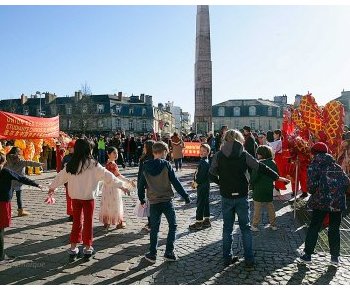 L'arrivée de l'année du Serpent de bois fêtée à Bordeaux