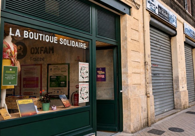 À Bordeaux, Oxfam mise sur Saint-Michel pour la seconde main solidaire