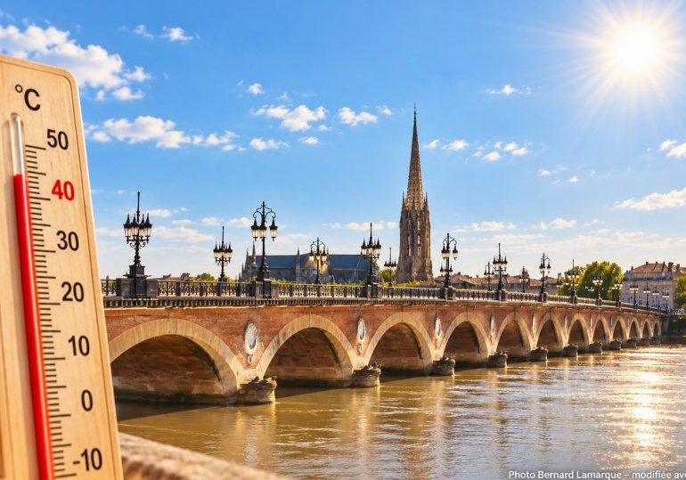 Bordeaux a dépassé 40 °C sept fois durant un été 2026 record