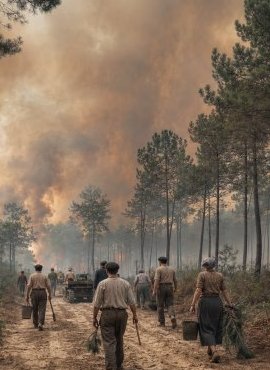 En 1949, l'incendie qui a redessiné la forêt girondin