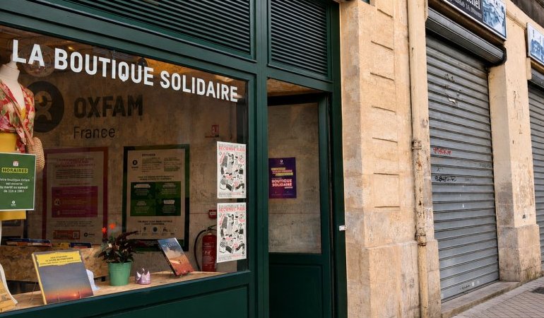 À Bordeaux, Oxfam mise sur Saint-Michel pour la seconde main solidaire