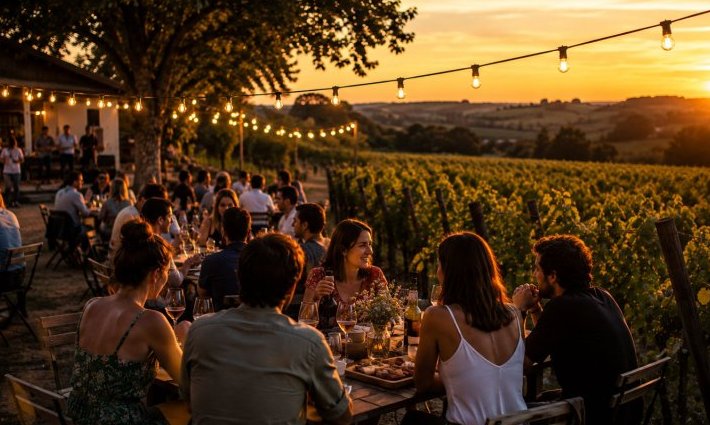 Dans le vignoble bordelais, la guinguette réinvente la visite au château